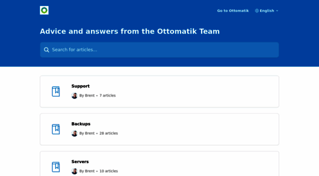 support.ottomatik.io