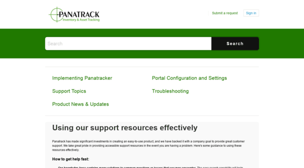 support.panatrack.com
