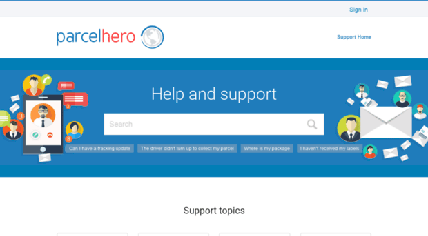 support.parcelhero.com