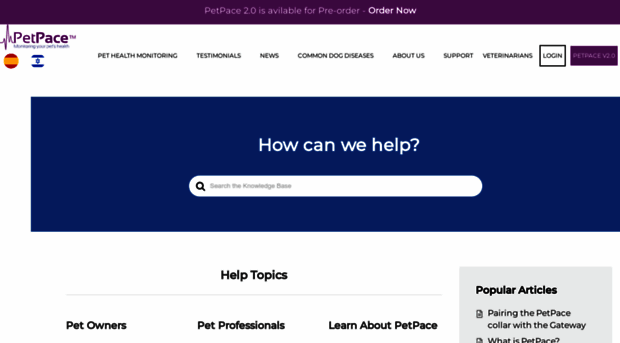 support.petpace.com