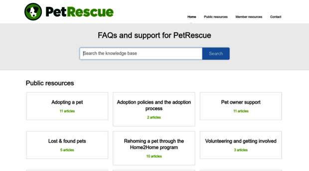 support.petrescue.com.au