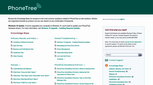 support.phonetree.com