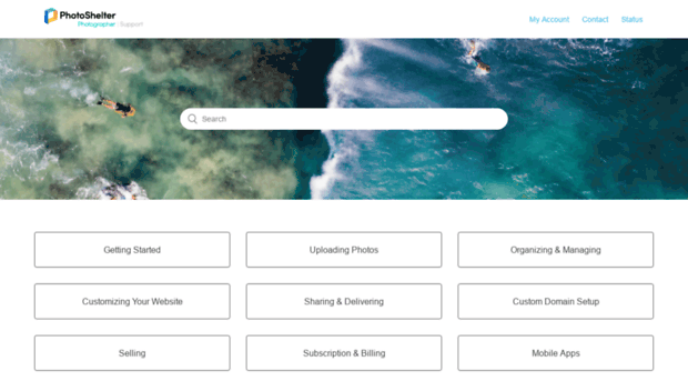 support.photoshelter.com