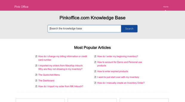 support.pinkoffice.com