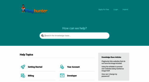 support.plaghunter.com