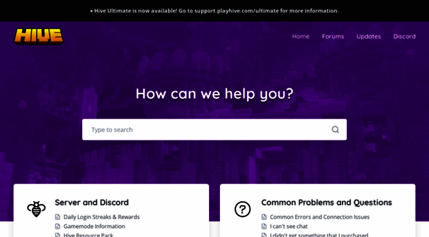 support.playhive.com