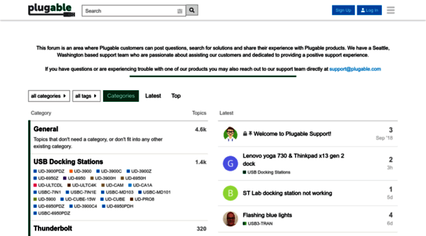 support.plugable.com