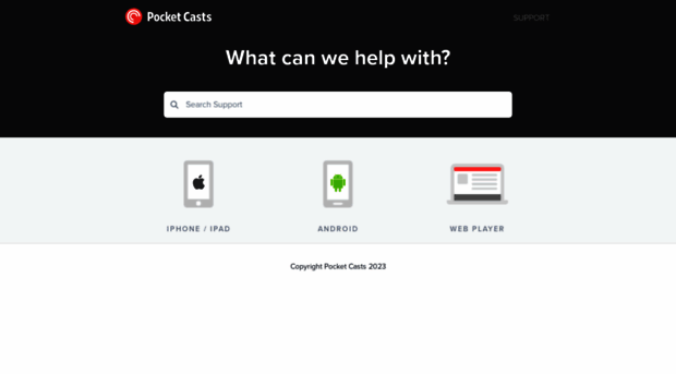 support.pocketcasts.com