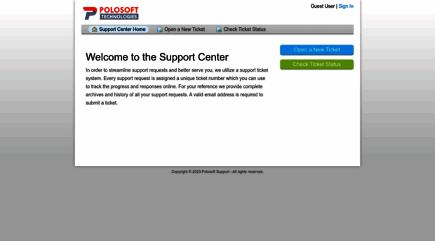 support.polosoftech.com