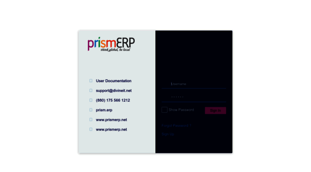 support.prismerp.net