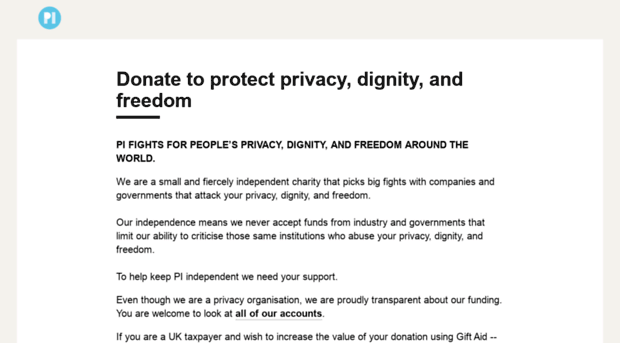 support.privacyinternational.org