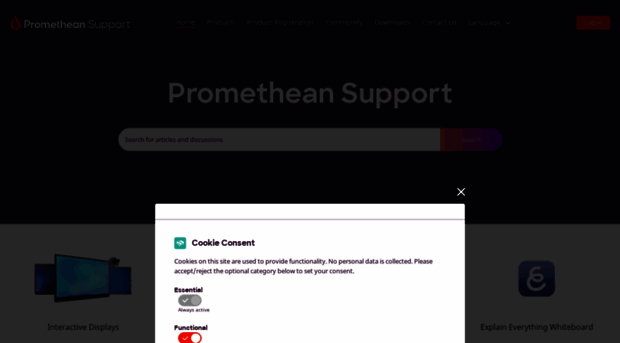 support.prometheanworld.com