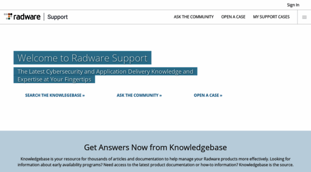 support.radware.com