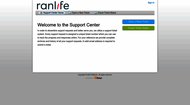 support.ranlife.com