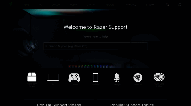 support.razer.com