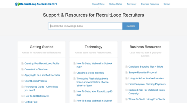 support.recruitloop.com