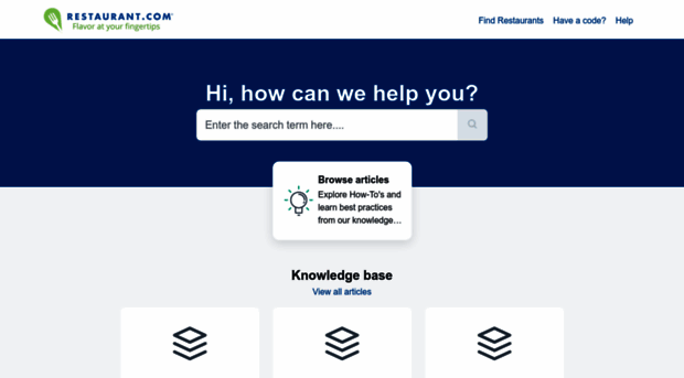 support.restaurant.com