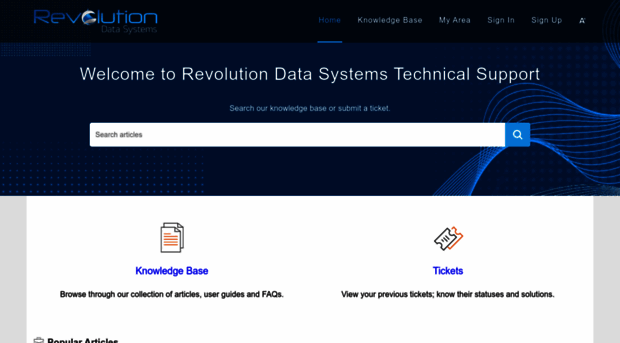 support.revolutiondatasystems.com