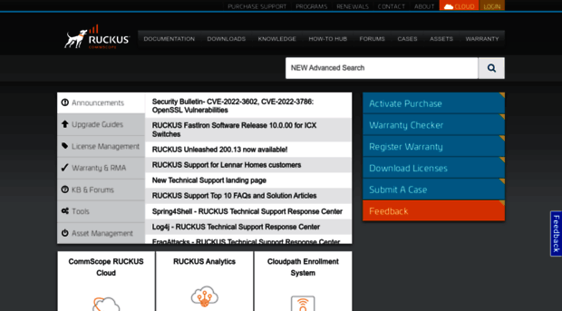 support.ruckuswireless.com