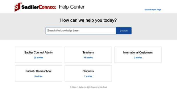 support.sadlierconnect.com