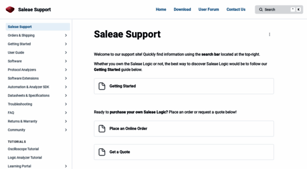 support.saleae.com