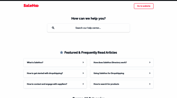 support.salehoo.com