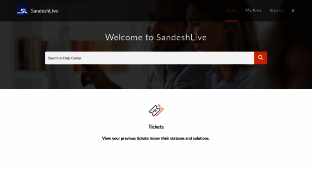 support.sandeshlive.com