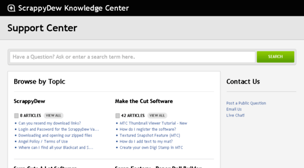 support.scrappydew.com