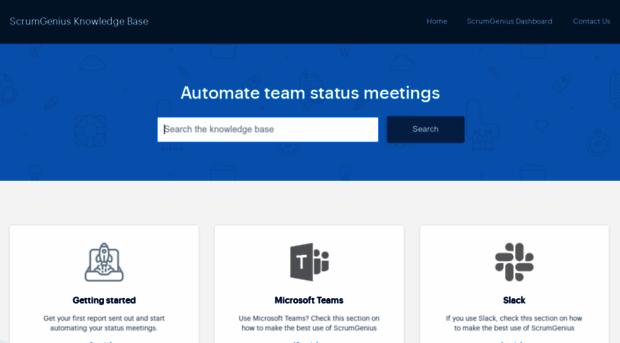 support.scrumgenius.com