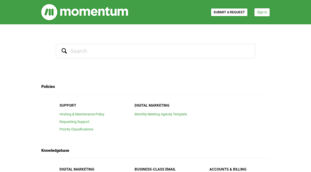 support.seekmomentum.com