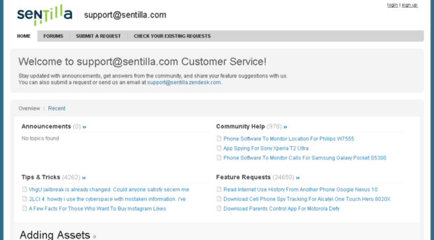 support.sentilla.com