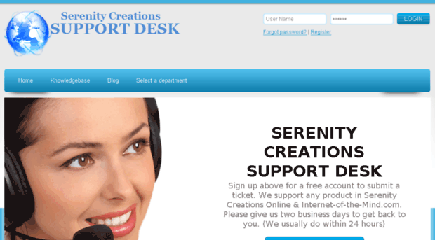 support.serenitycreationsonline.com