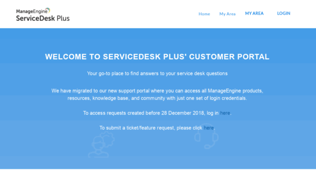 support.servicedeskplus.com