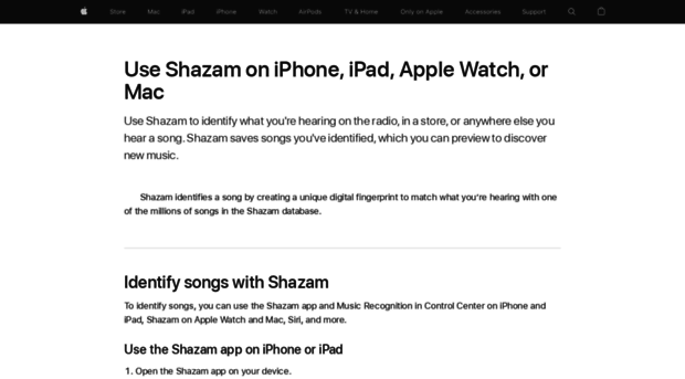 support.shazam.com