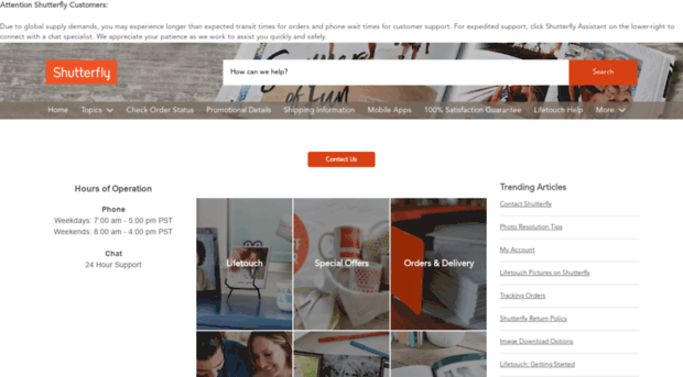 support.shutterfly.com