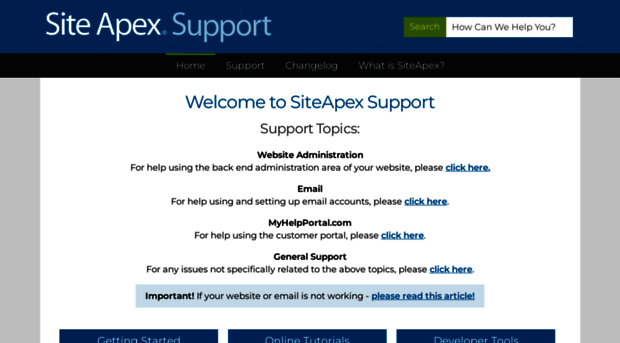 support.siteapex.com