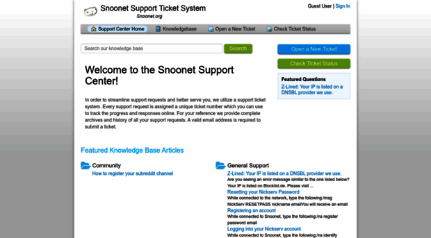 support.snoonet.org