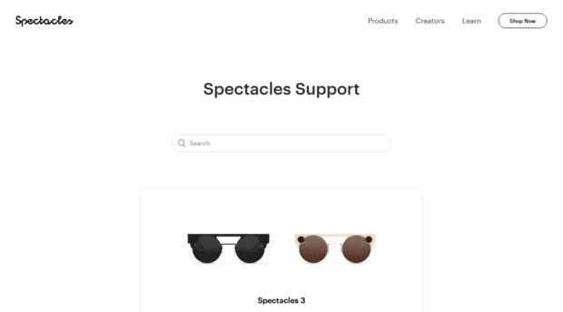 support.spectacles.com