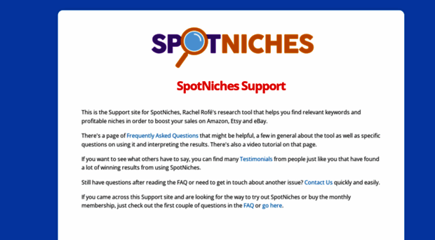 support.spotniches.com