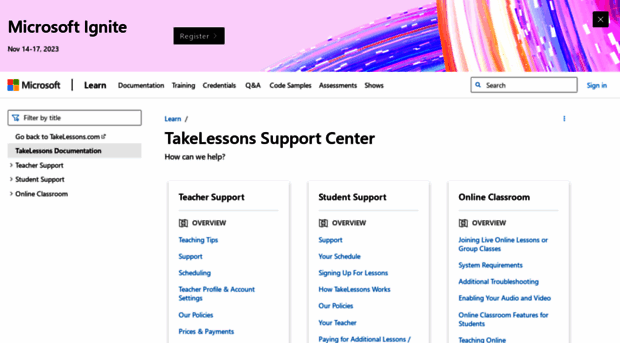 support.takelessons.com