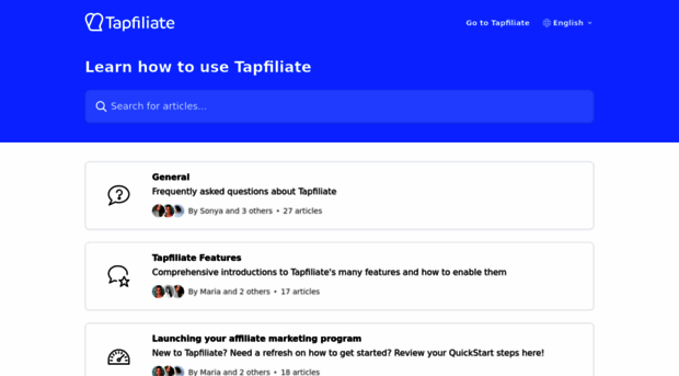 support.tapfiliate.com