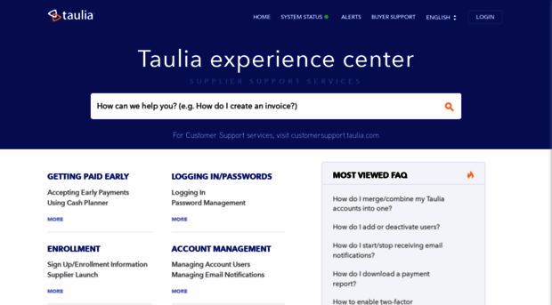 support.taulia.com