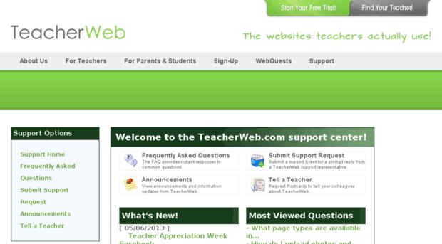 support.teacherweb.com