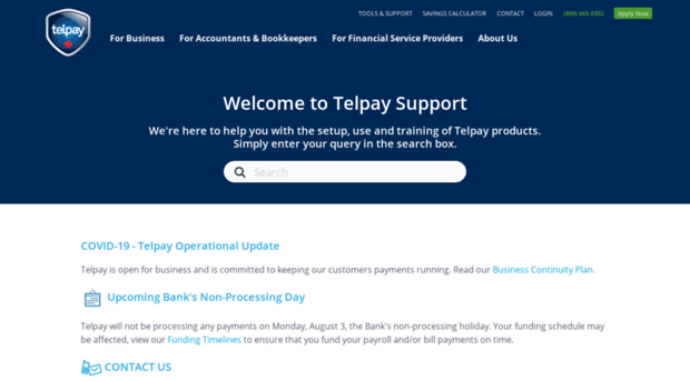 support.telpay.ca