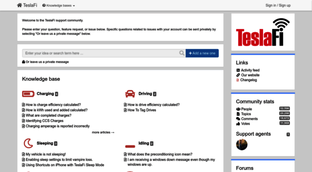 support.teslafi.com