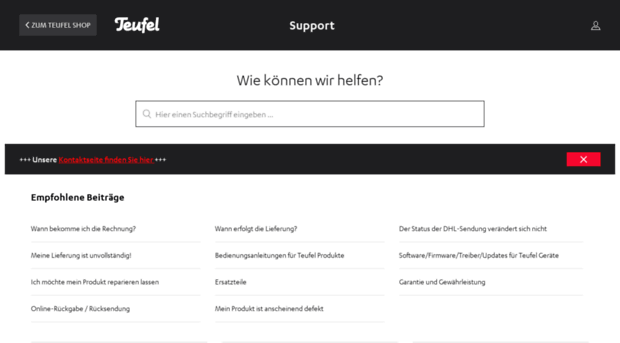 support.teufel.de