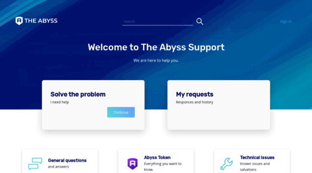 support.theabyss.com