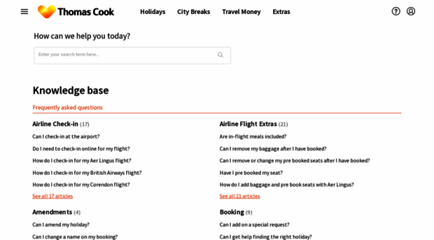 support.thomascook.com
