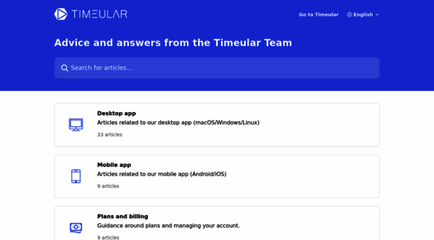 support.timeular.com