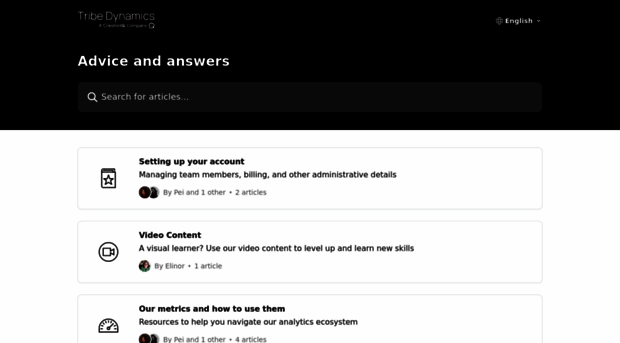 support.tribedynamics.com